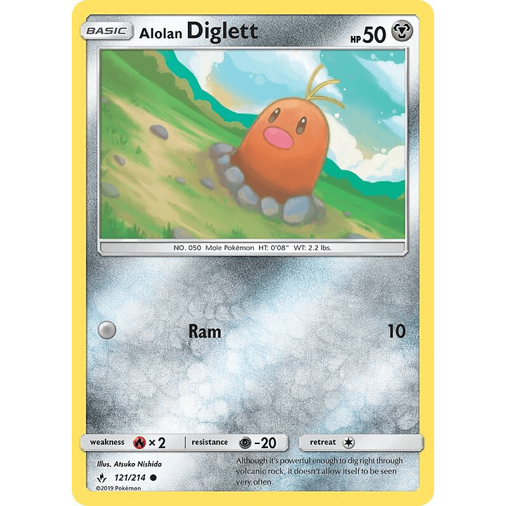 Alolan Diglett #121 1