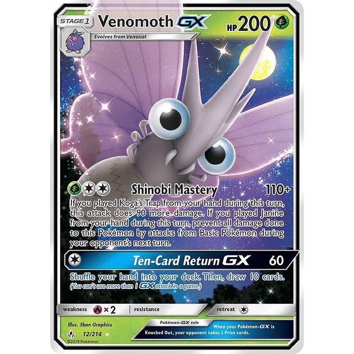 Venomoth GX #12 1