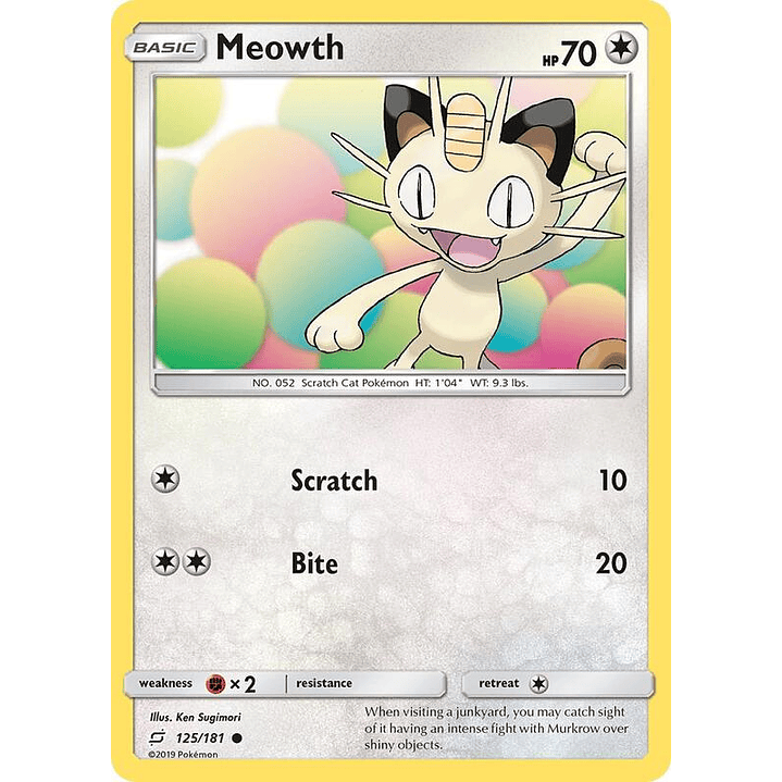Meowth #125 1