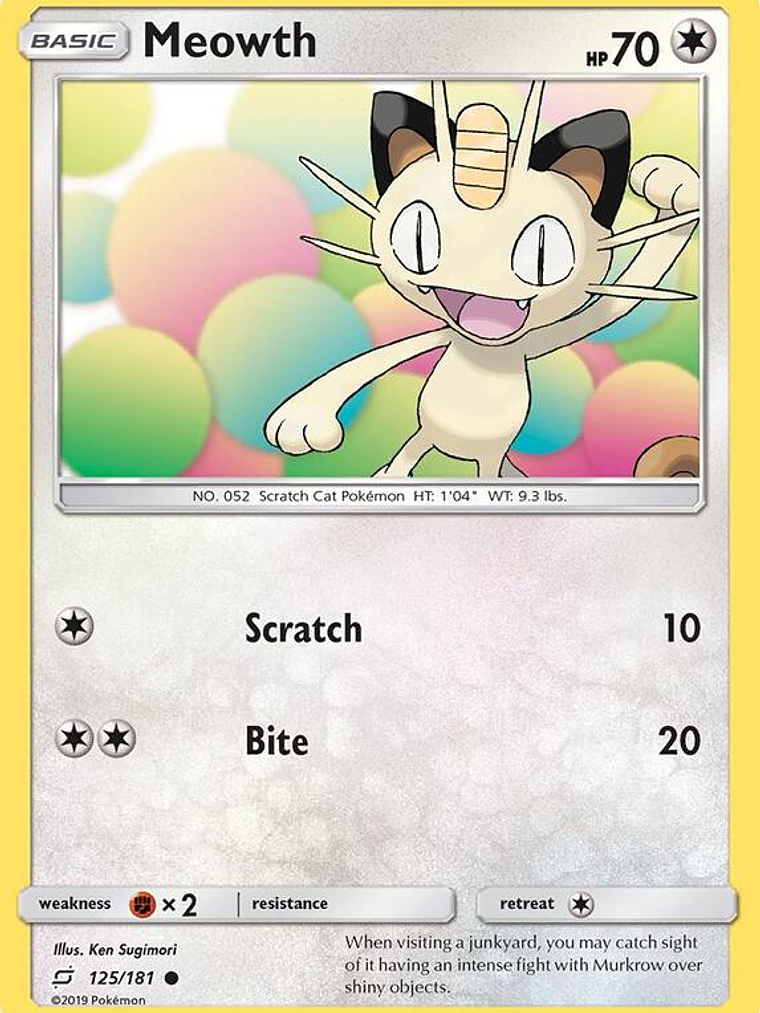 Meowth #125 1