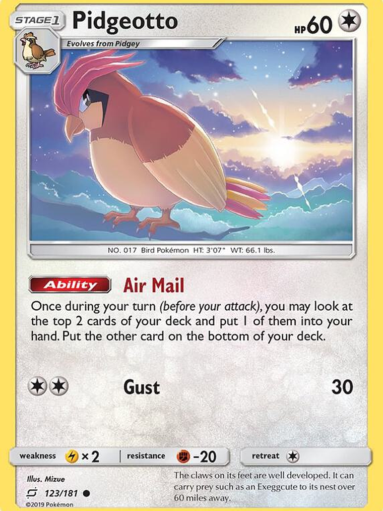 Pidgeotto #123 1