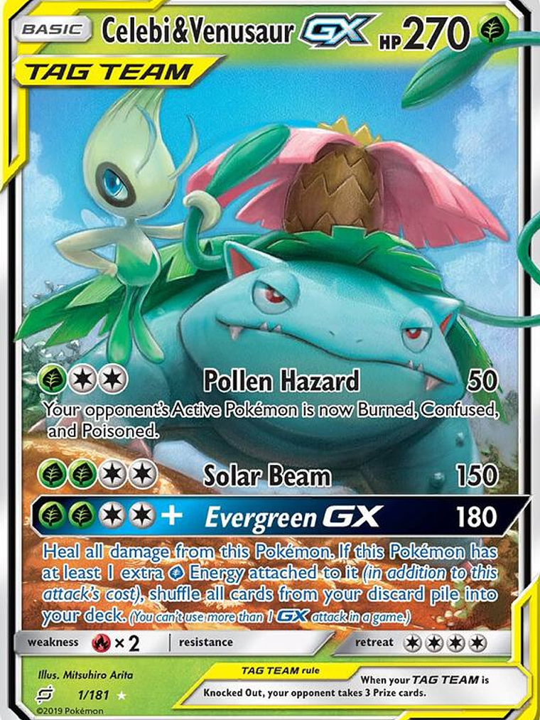 Celebi & Venusaur GX #1 1