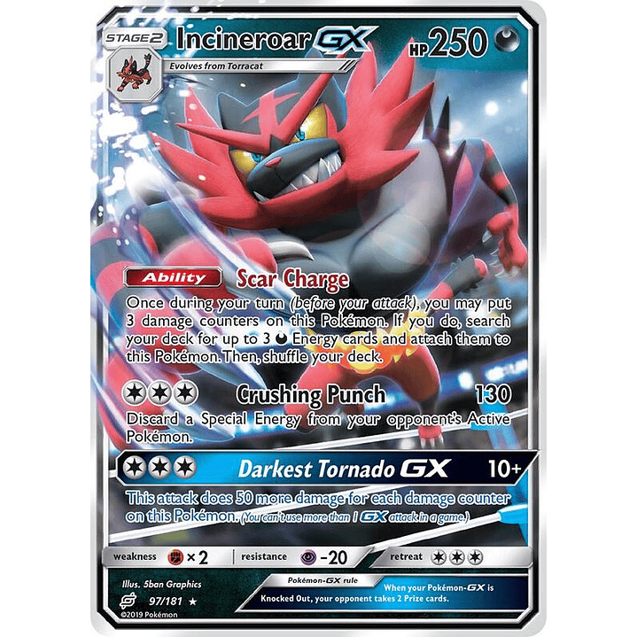 Incineroar GX #97 1