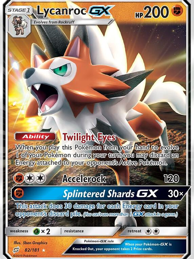 Lycanroc GX #82 1