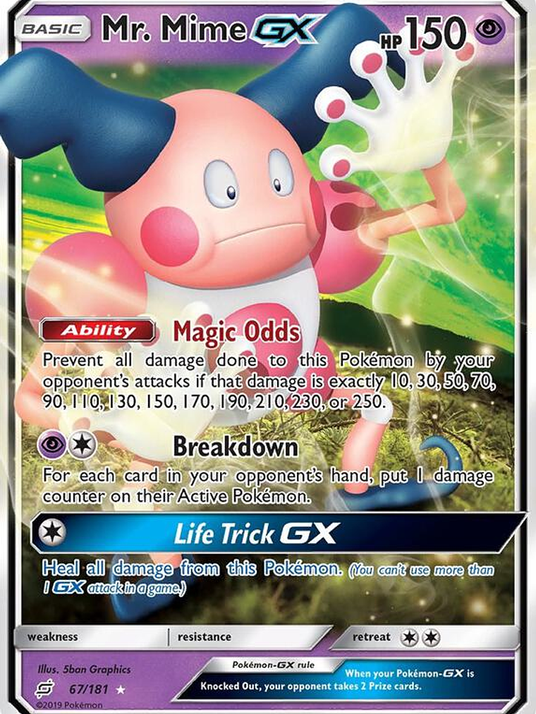Mr. Mime GX #67 1