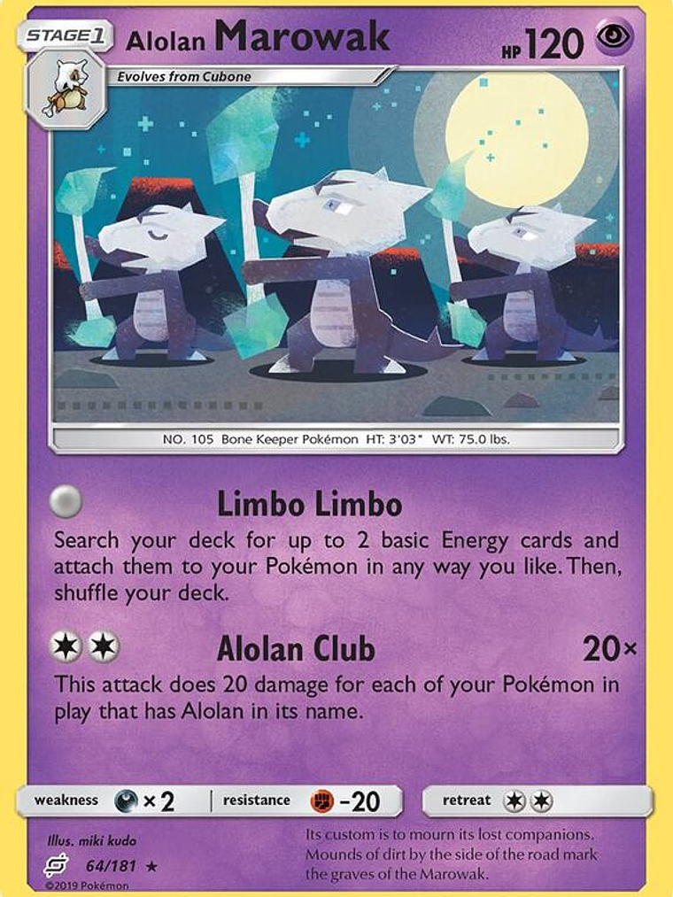 Alolan Marowak #64 1