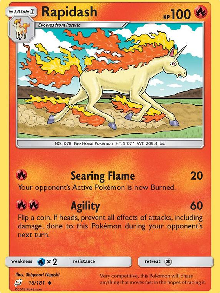 Rapidash #18 1