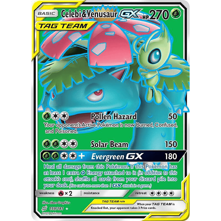 Celebi & Venusaur GX #159 1