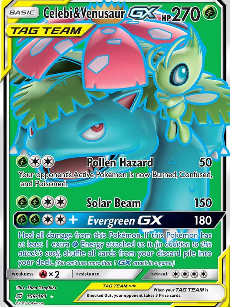 Celebi & Venusaur GX #159 1