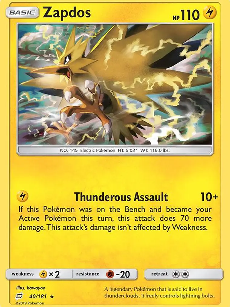 Zapdos #40 1