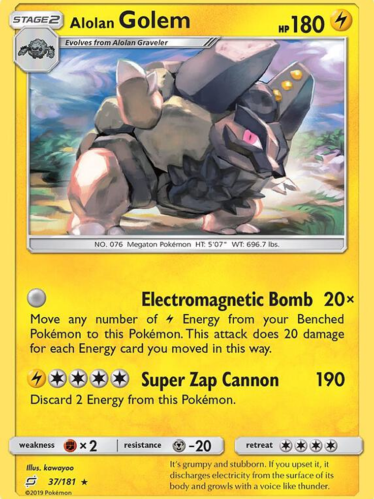 Alolan Golem #37 1