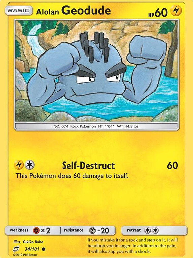 Alolan Geodude #34 1
