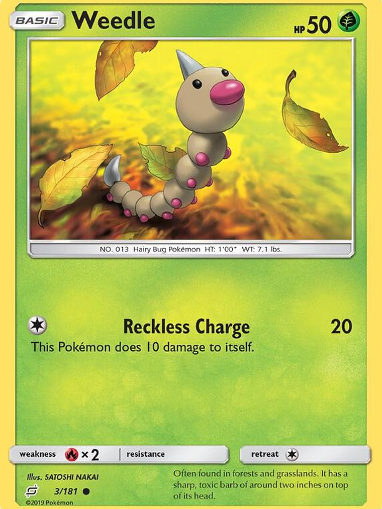 Weedle #3 1