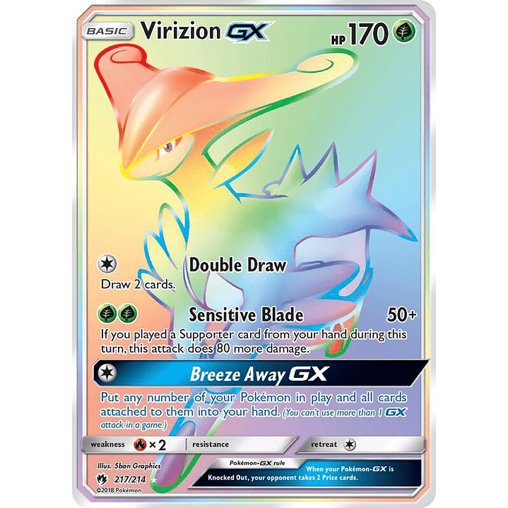 Virizion GX #217 1