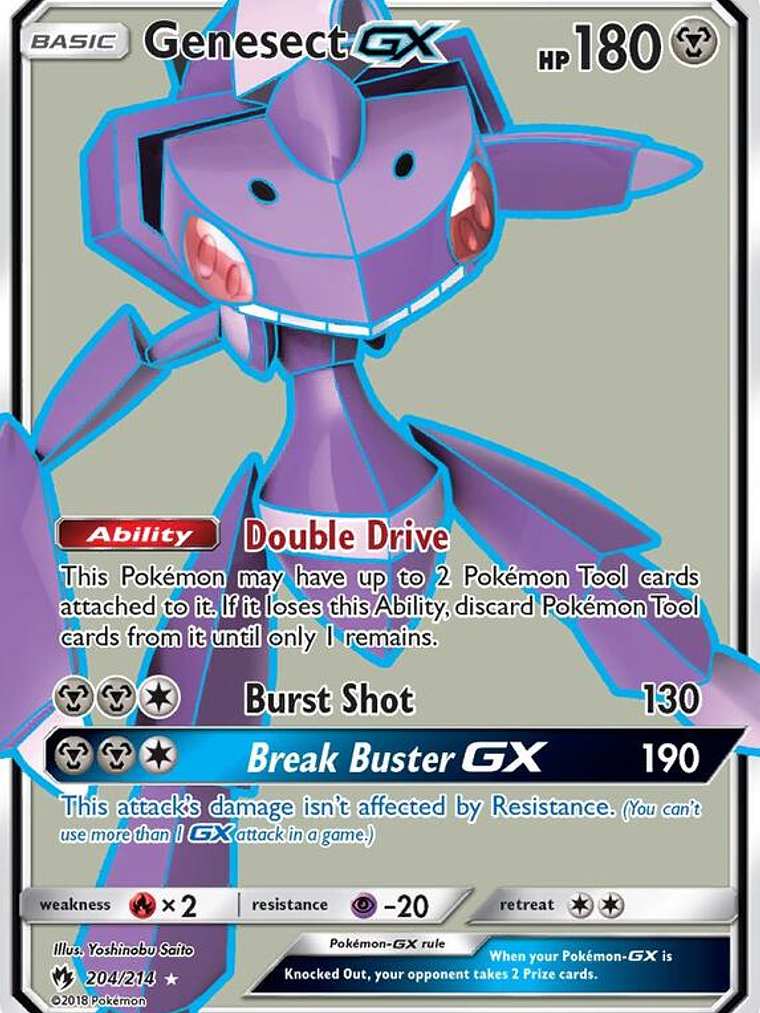Genesect GX #204 1