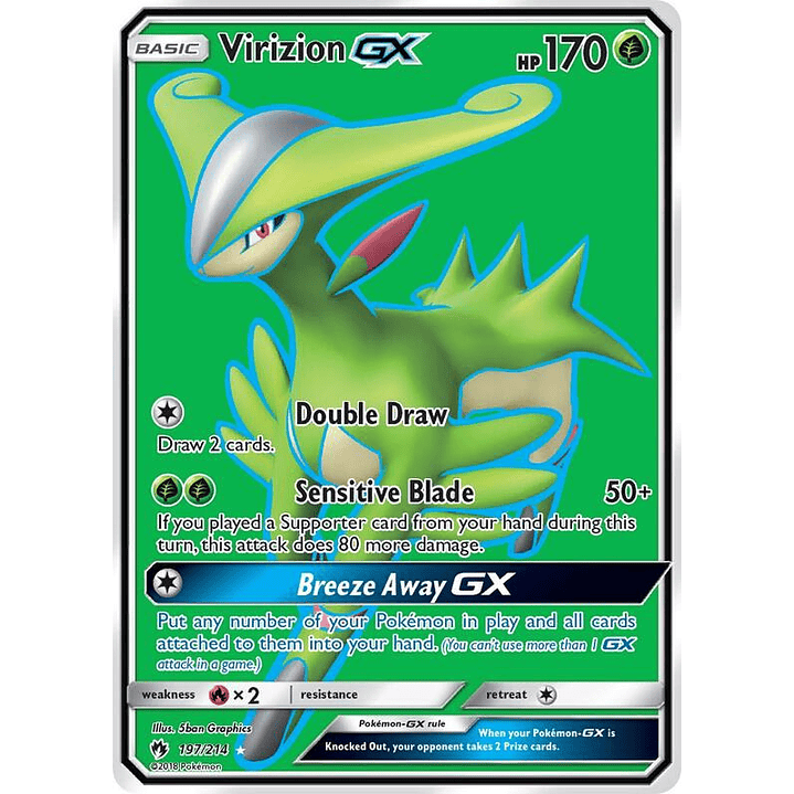 Virizion GX #197 1