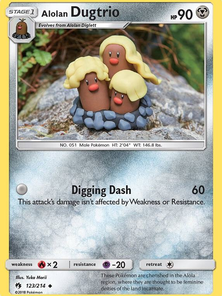 Alolan Dugtrio #123 1