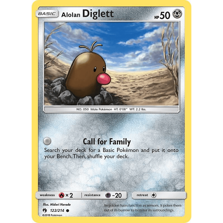 Alolan Diglett #122 1