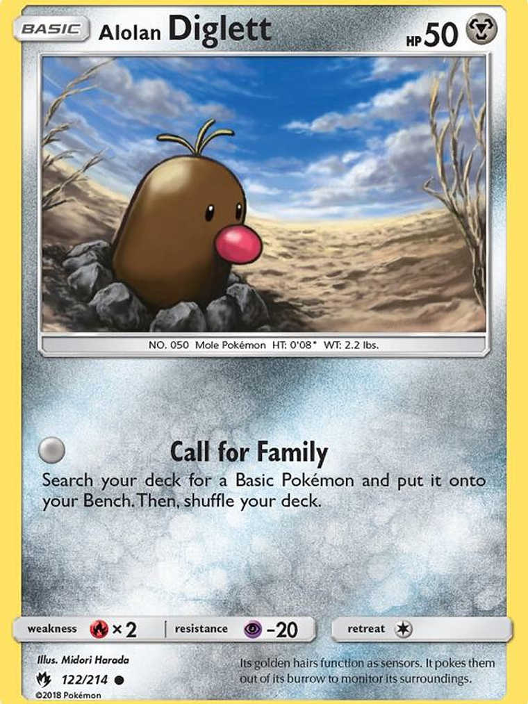 Alolan Diglett #122 1