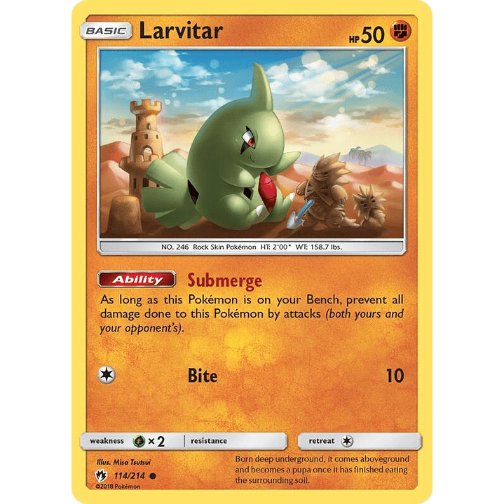 Larvitar #114 1