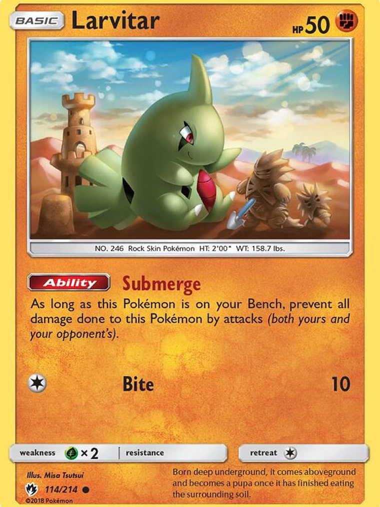 Larvitar #114 1