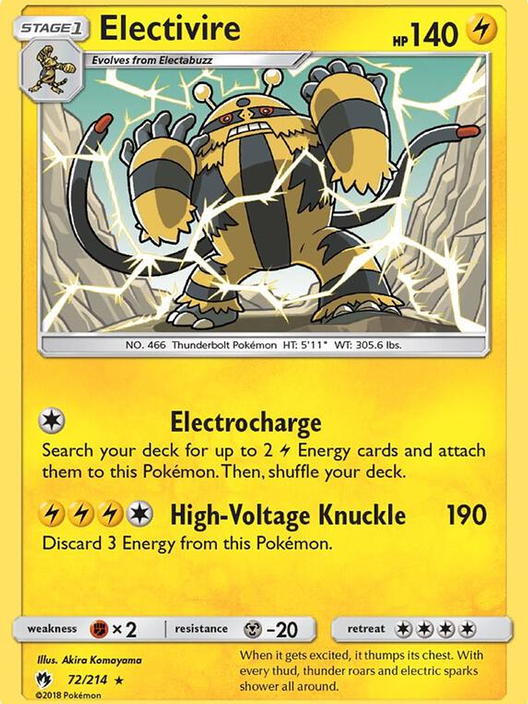 Electivire #72 1