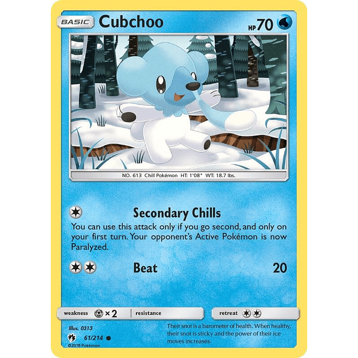 Cubchoo #61 1