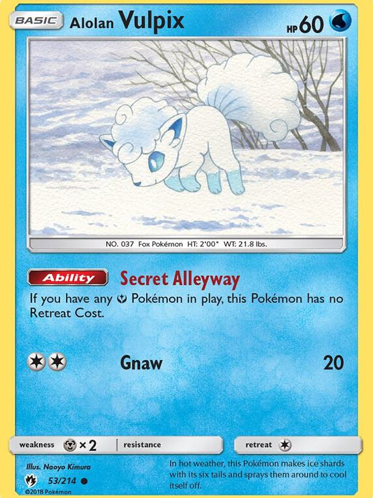 Alolan Vulpix #53 1