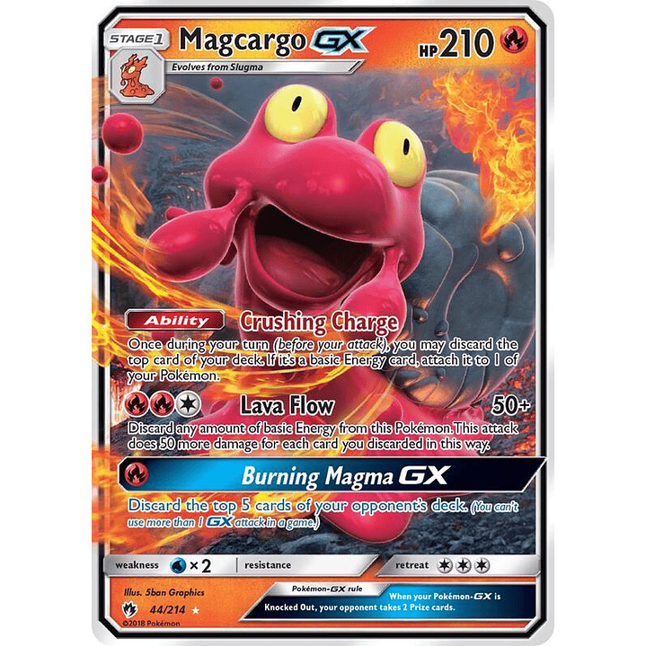 Magcargo GX #44 1