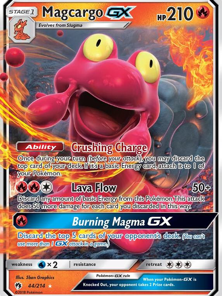 Magcargo GX #44 1