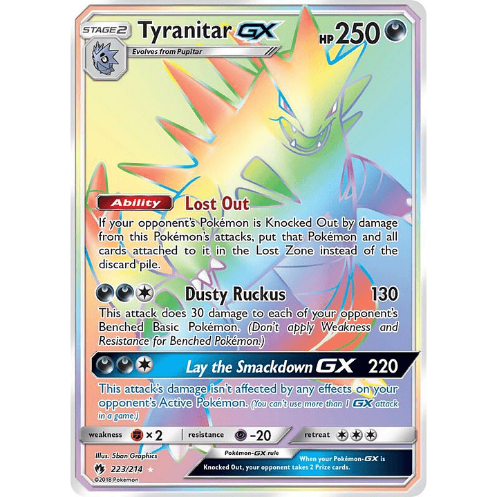 Tyranitar GX #223 1