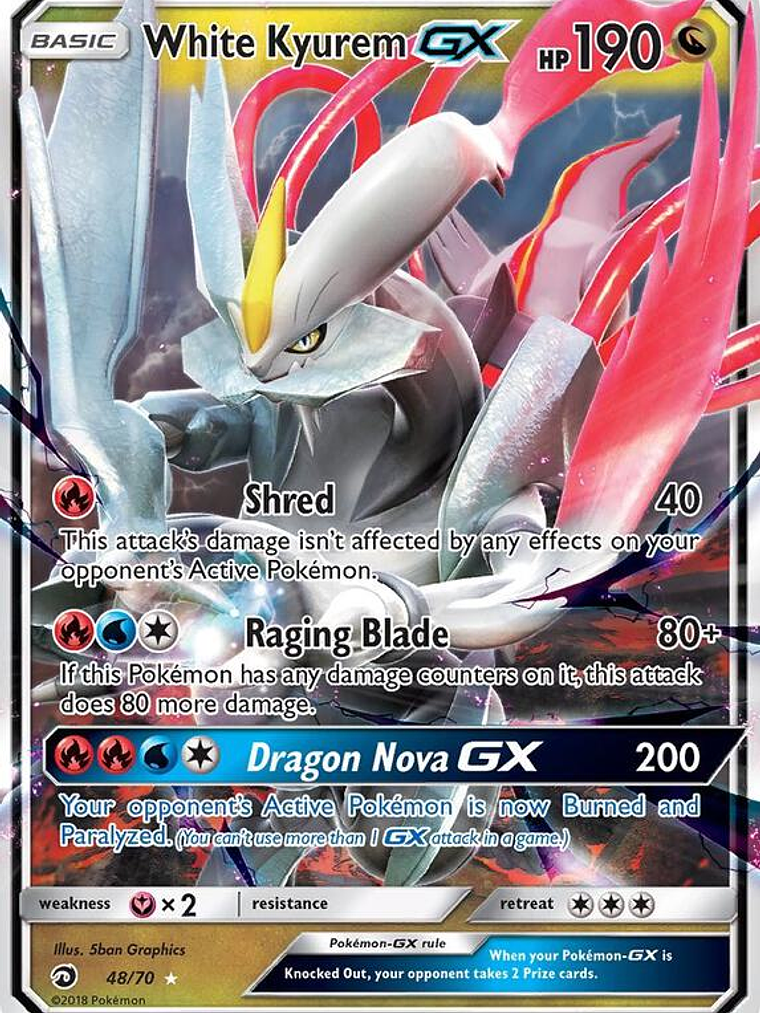 White Kyurem GX #48 1