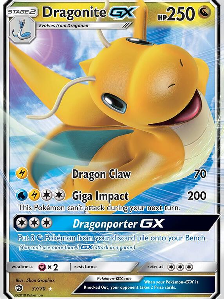 Dragonite GX #37 1