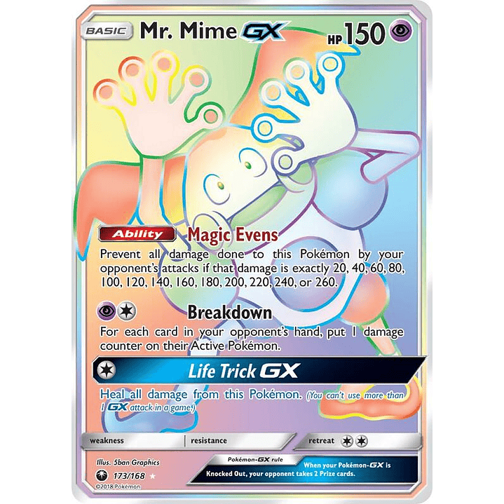 Mr. Mime GX #173 1