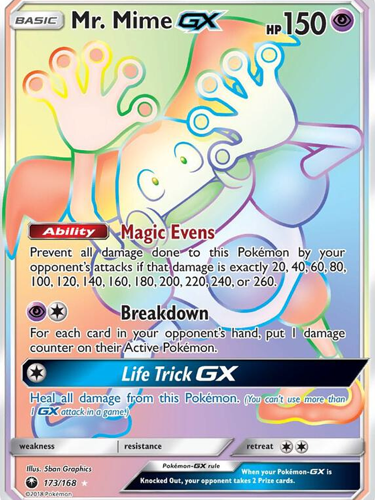 Mr. Mime GX #173 1