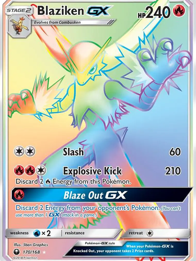 Blaziken GX #170 1