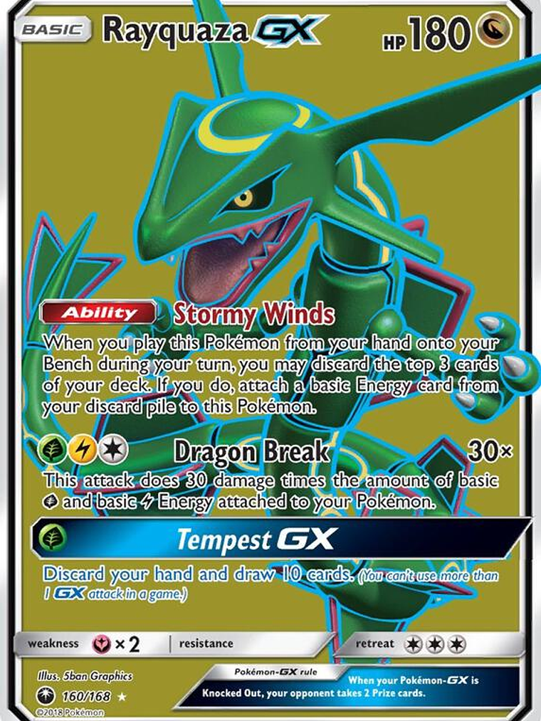 Rayquaza GX #160 1