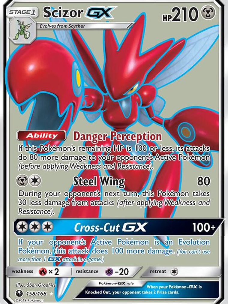 Scizor GX #158 1