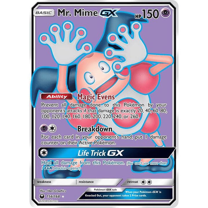Mr. Mime GX #156 1