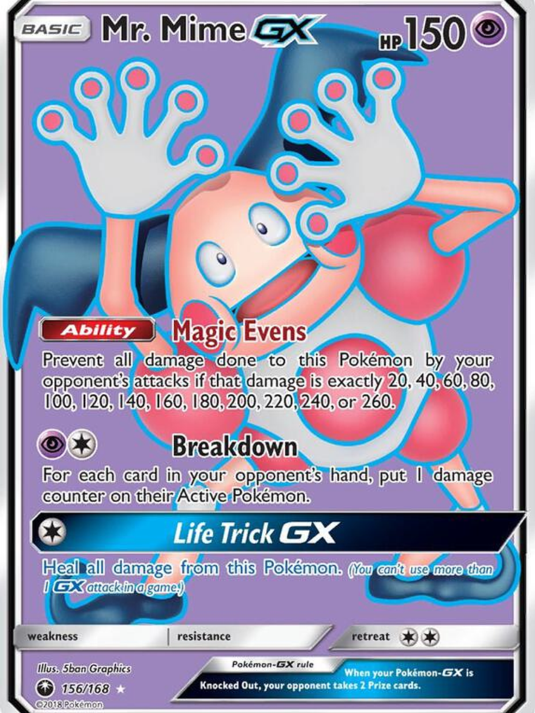 Mr. Mime GX #156 1