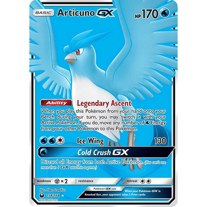 Articuno GX #154 1