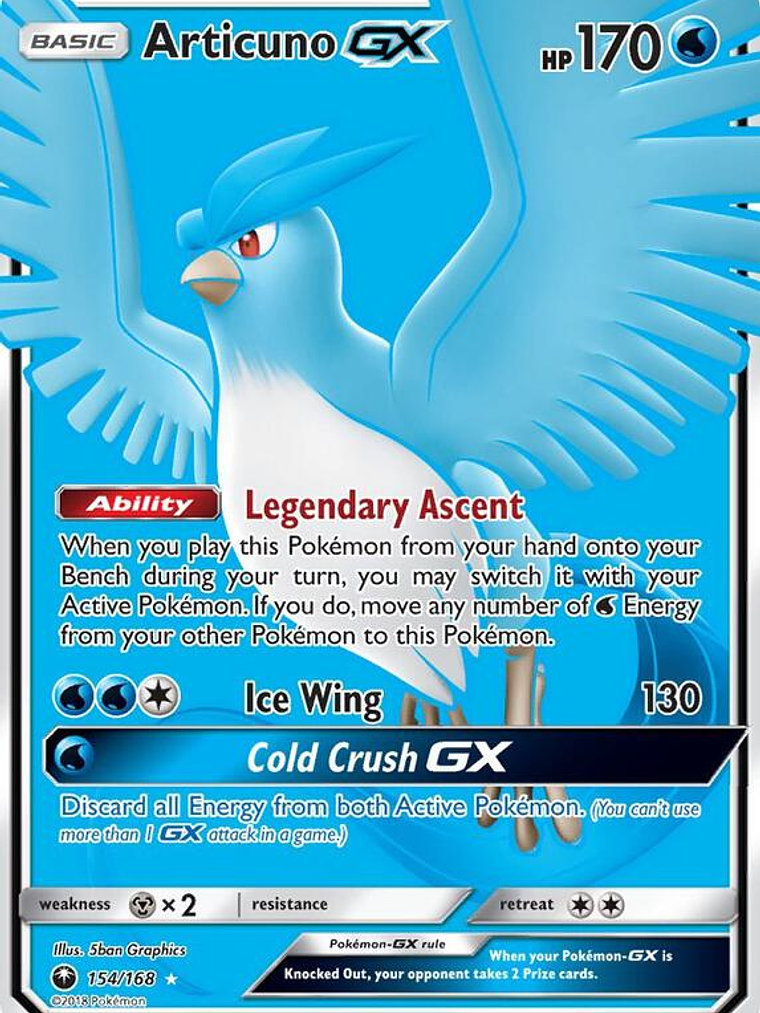 Articuno GX #154 1