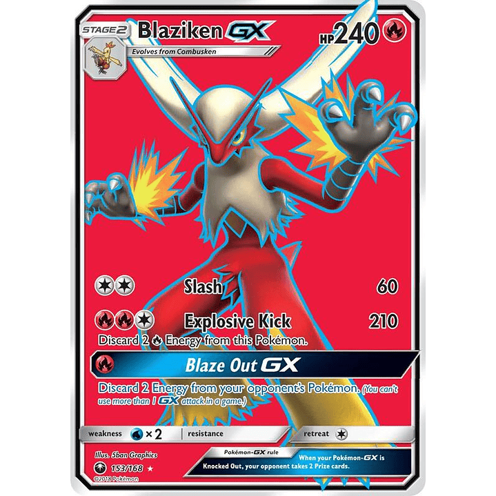 Blaziken GX #153 1
