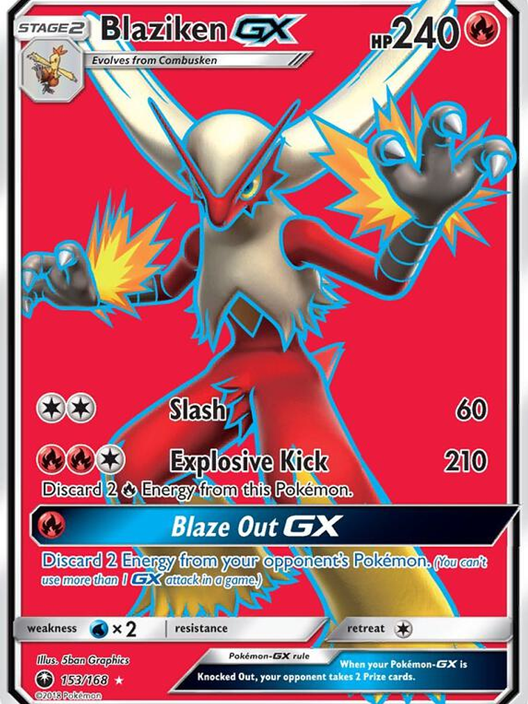 Blaziken GX #153 1