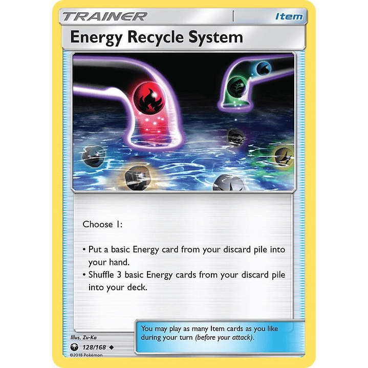 Energy Recycle System #128 1