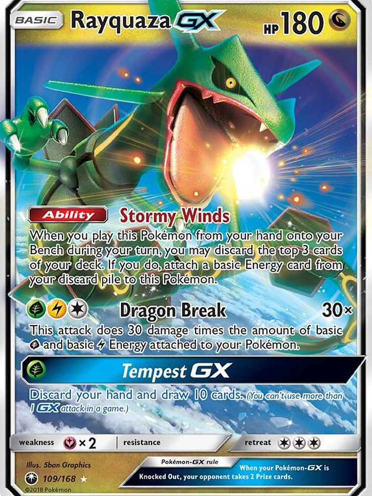 Rayquaza GX #109 1