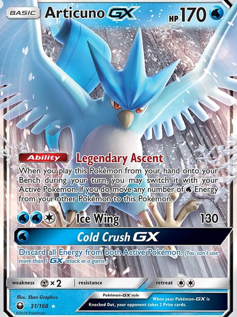 Articuno GX #31 1