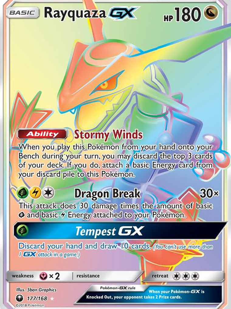 Rayquaza GX #177 1