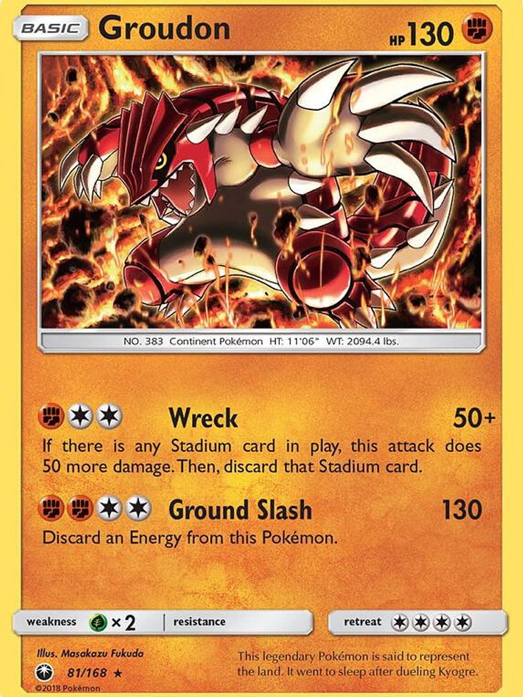 Groudon #81 1