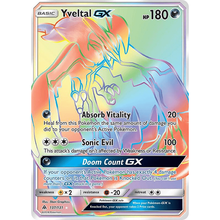 Yveltal GX #137 1